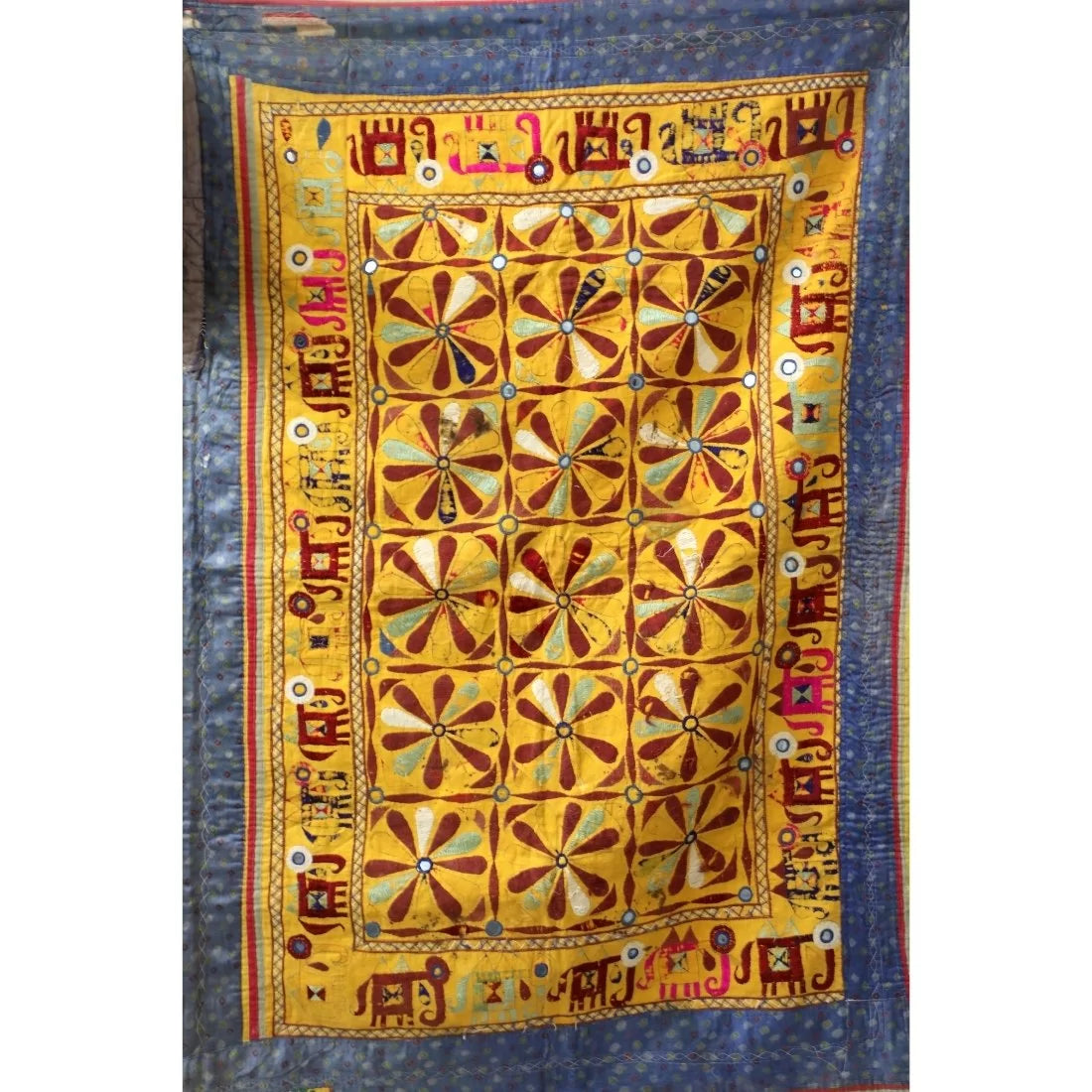 Vintage Kutch Camel Cover | Traditional Embroidery Gujarat India Heritage