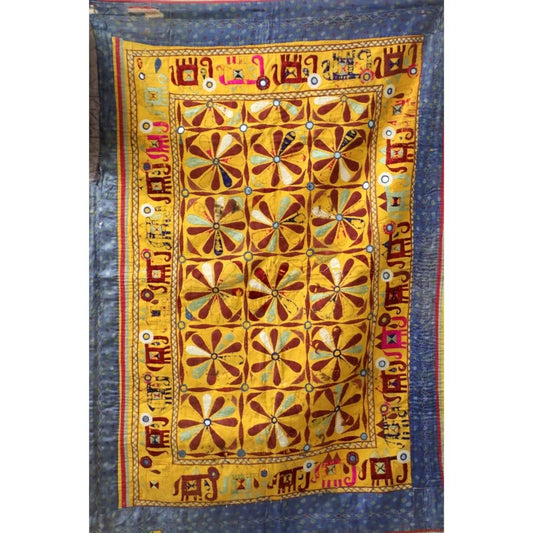 Vintage Kutch Camel Cover | Traditional Embroidery Gujarat India Heritage