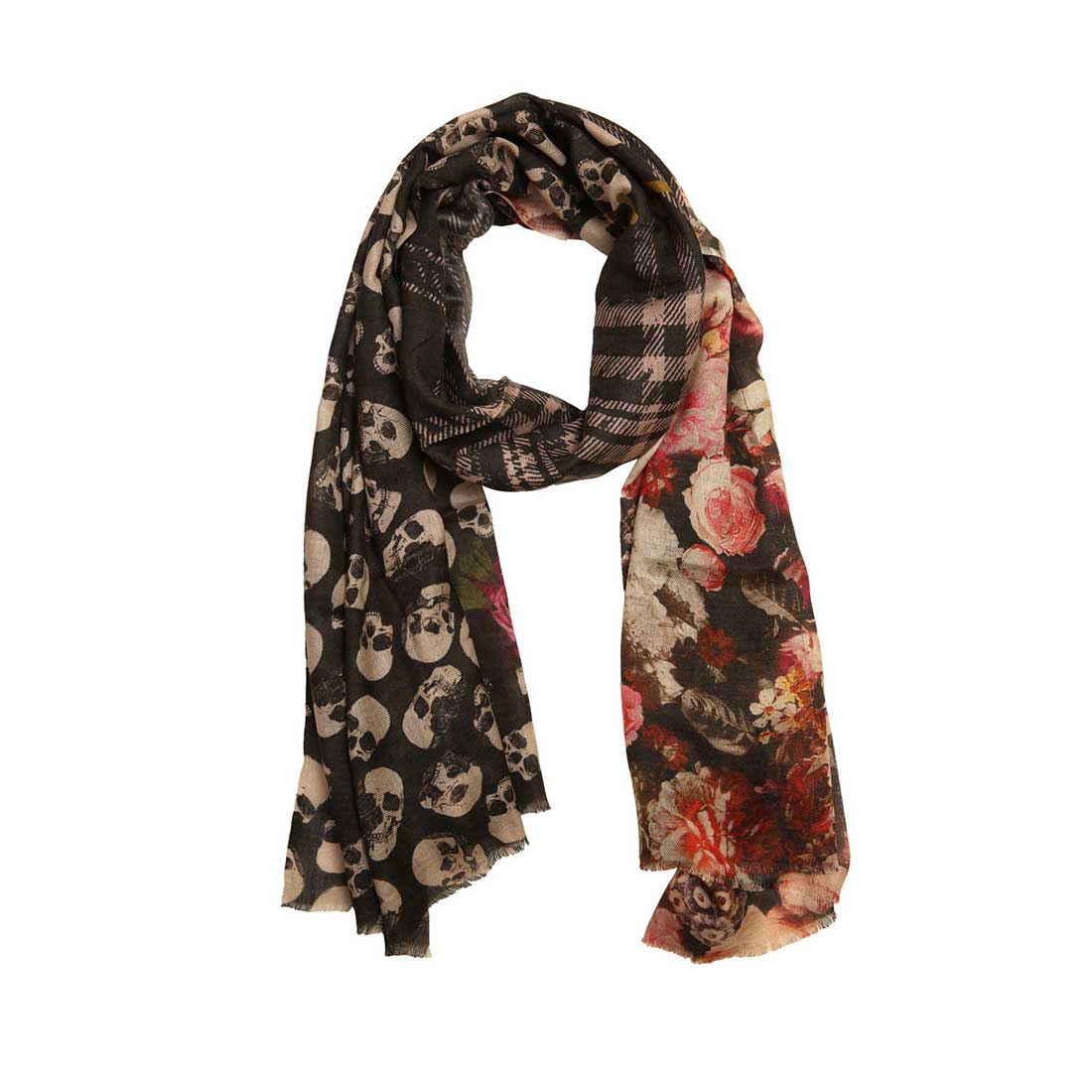 Digital Print Woolen Scarf – Multicolour
