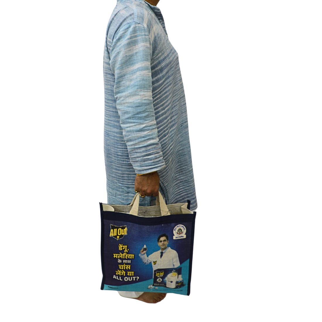 Desi Canvas Jhola Bag – Handcrafted in India | Heavy-Duty Daily Carry