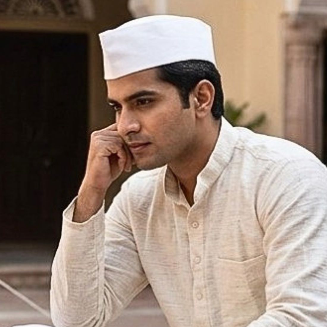 White Cotton Swadeshi Handloom Cap (Pack of 2) | Traditional Freedom Fighter Topi for Independence Day & Cultural Events