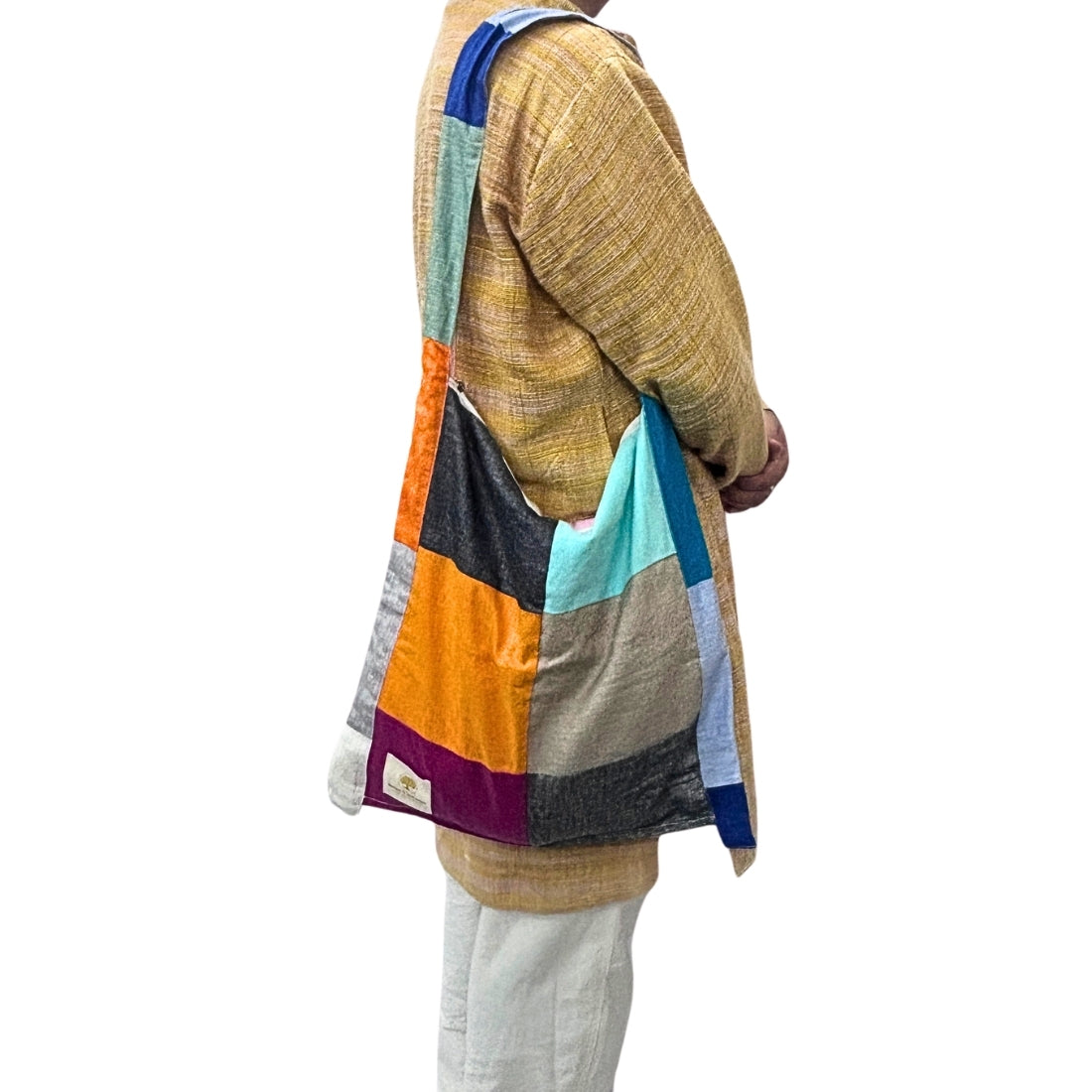 Linen Bag in Patchwork