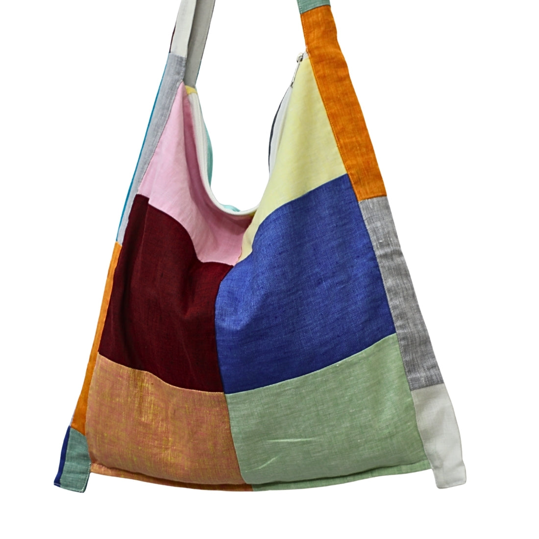 Linen Bag in Patchwork