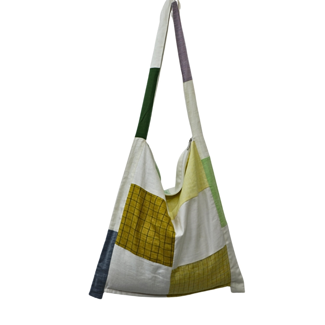Beach Bag in Linen Patchwork