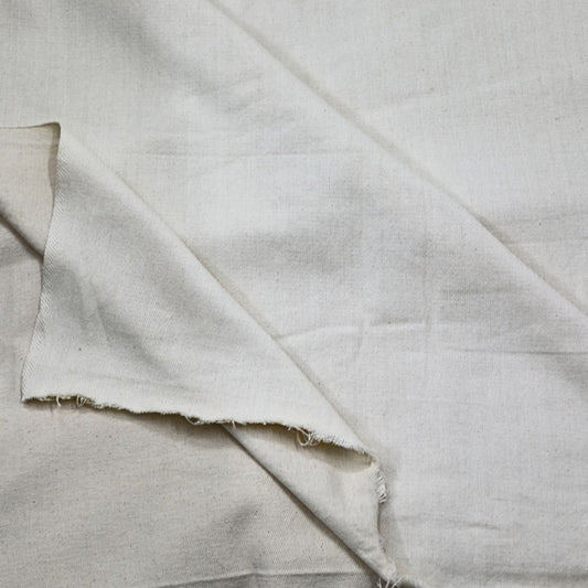 Kora Handloom Denim Fabric 8.8 Oz — Undyed, Unbleached & 100% Natur