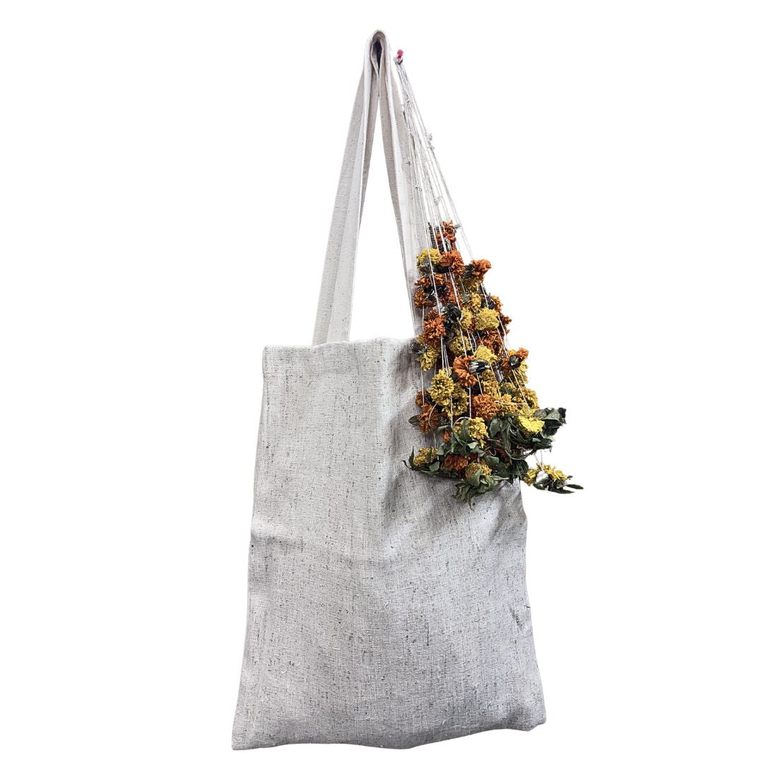 Nettle Cotton Tote Bag – Handwoven, Unisex & Naturally Sustainable