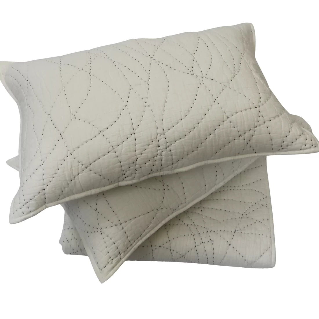 Handwoven Cotton Kantha Quilt for Summer – King & Twin Set | Jyaamitik Collection