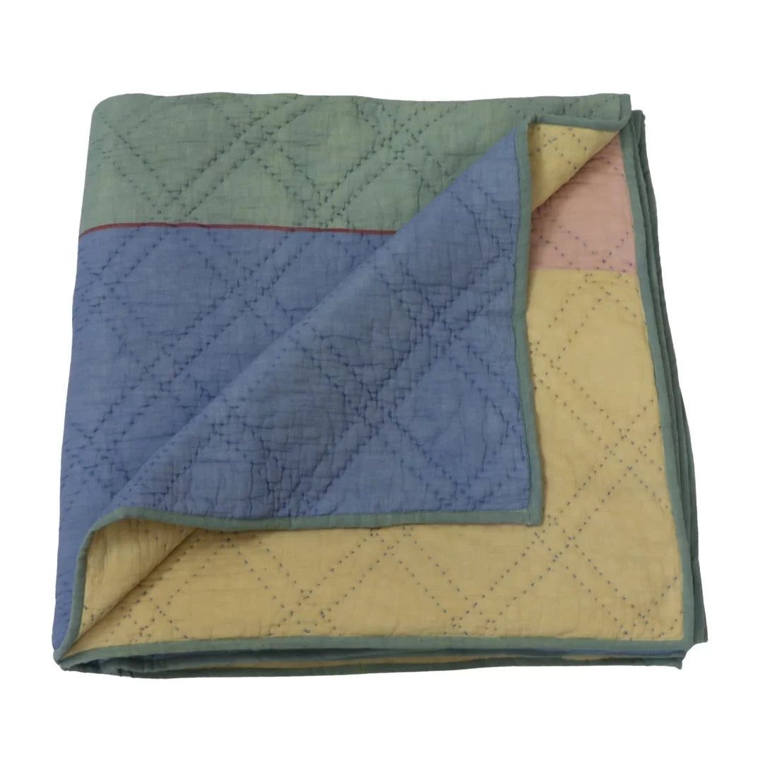 Lightweight Quilt for Summer – Marshmallow Collection | Handwoven Kantha Bedding Set