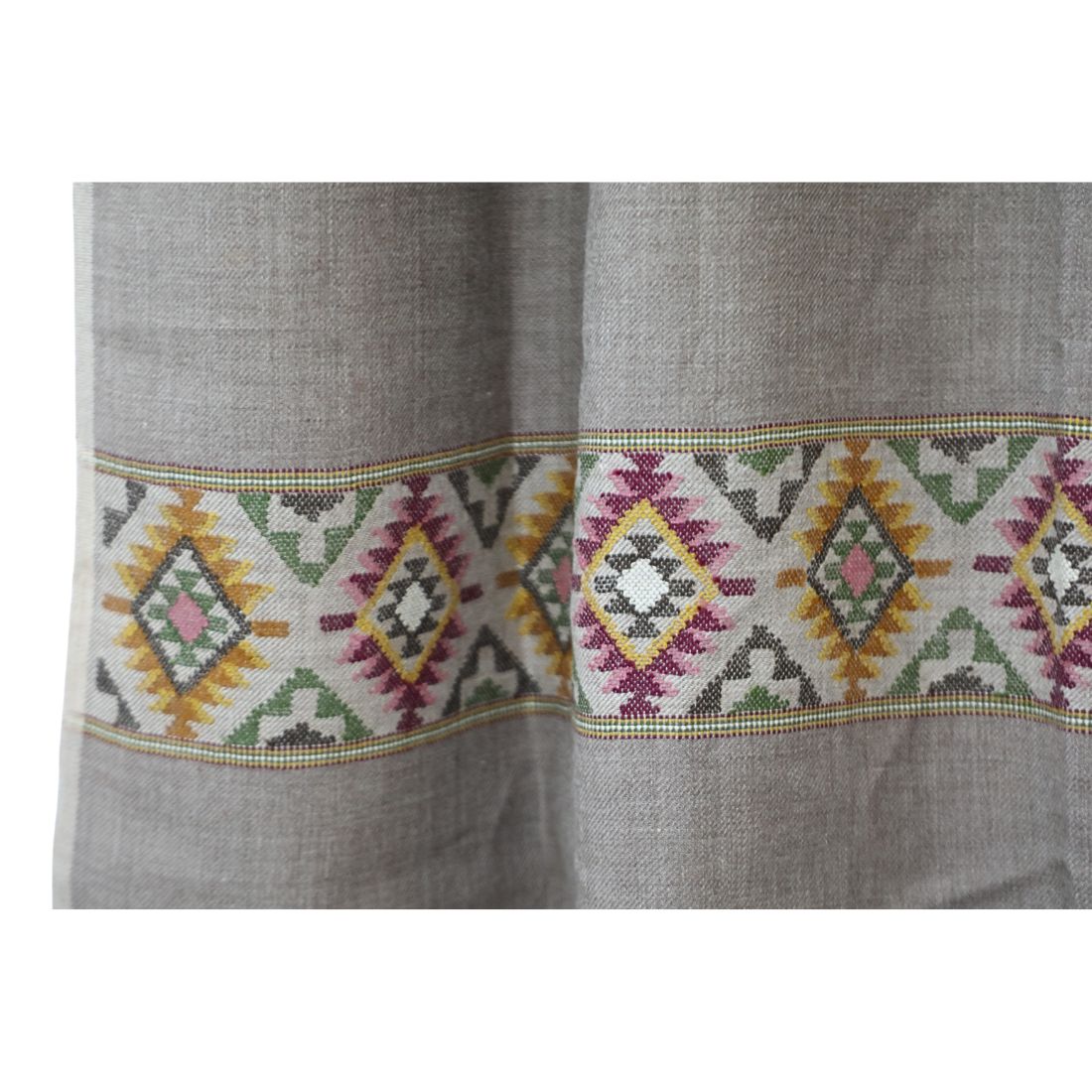 Vintage Wool Shawl with Hand Embroidery – Made in Bharat