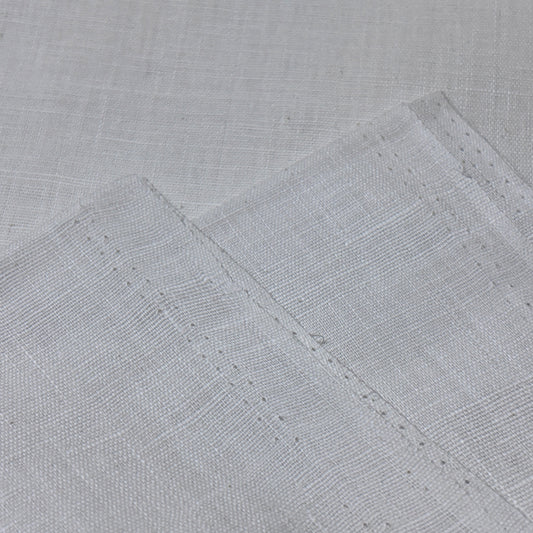 Pure White Handloom Khaddar Fabric – Bleached Cotton, Hand Spun & Hand Woven