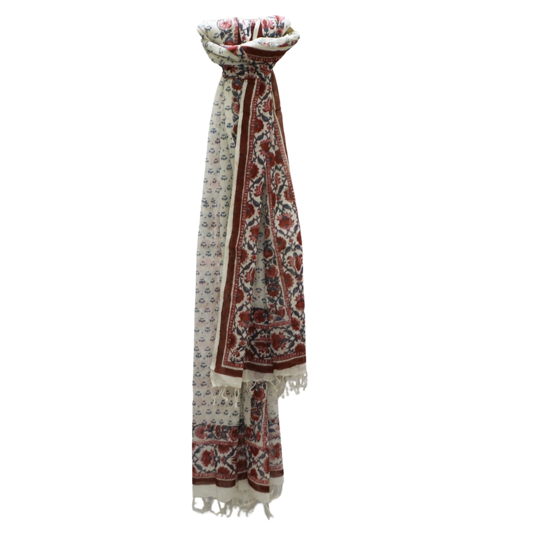 Cotton Block Print Scarf