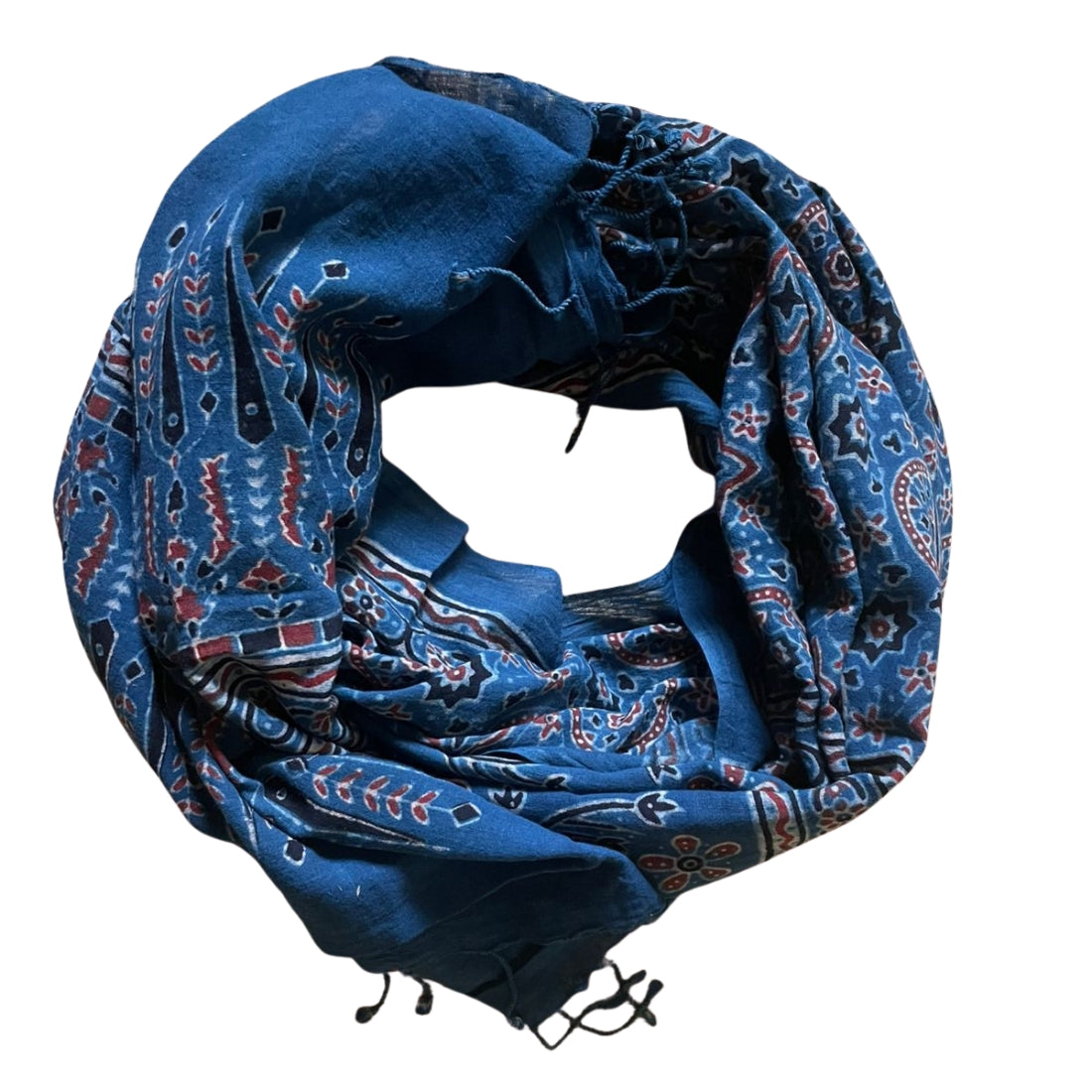 Ajrakh Cotton Scarf