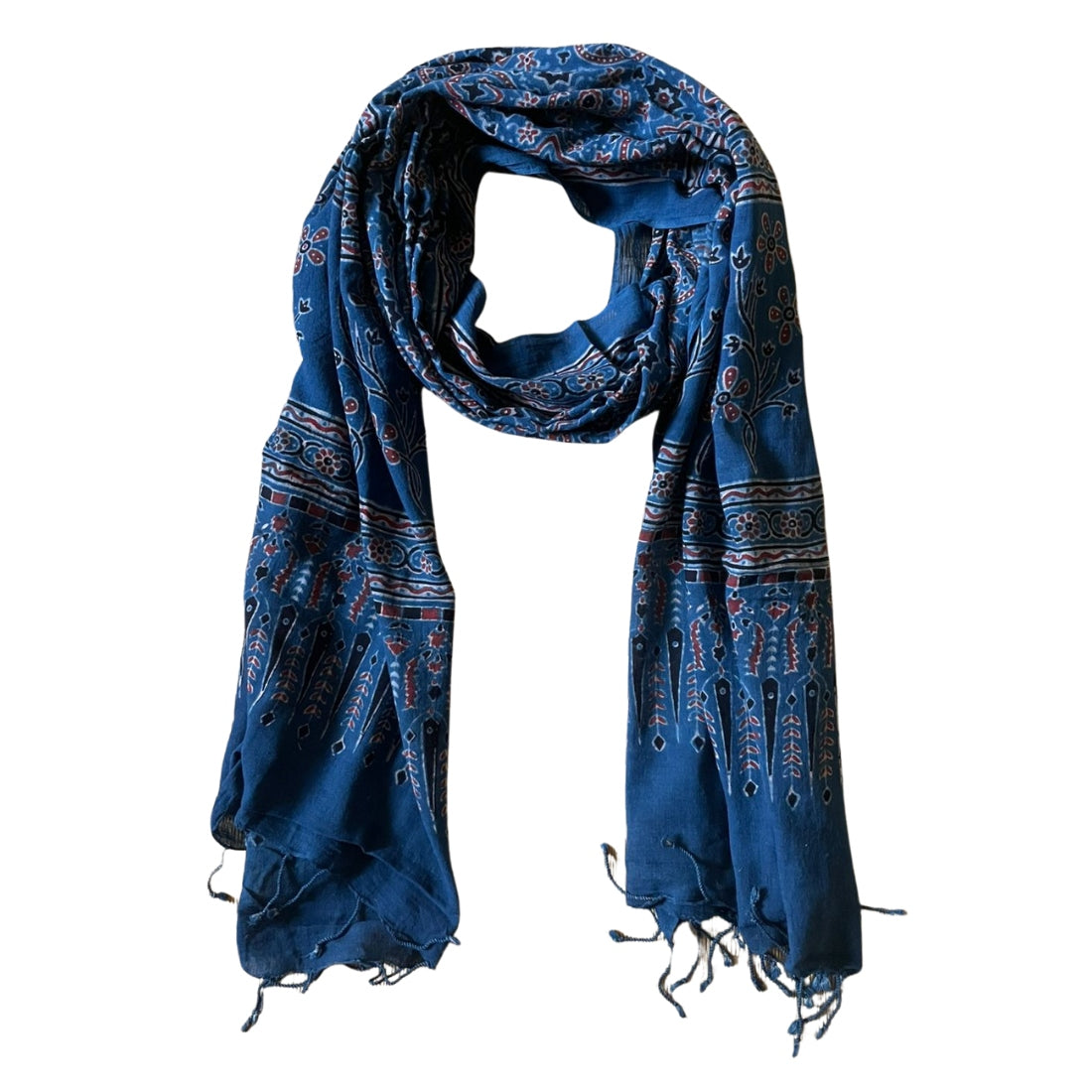 Ajrakh Cotton Scarf